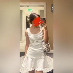 Mini white dress in very good condition